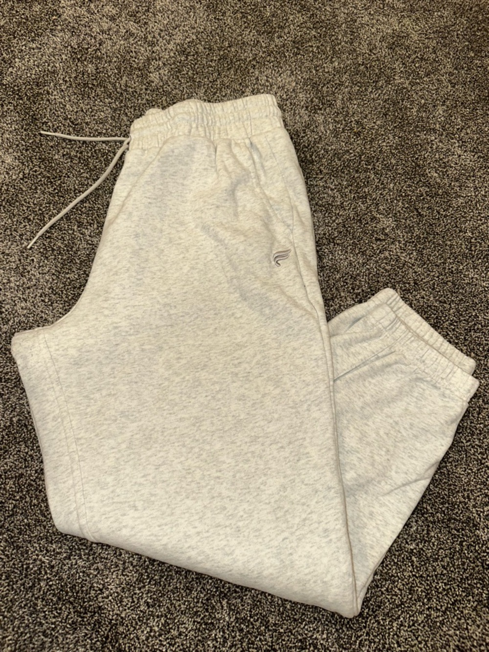 Fabletics Light Gray Drawstring Joggers